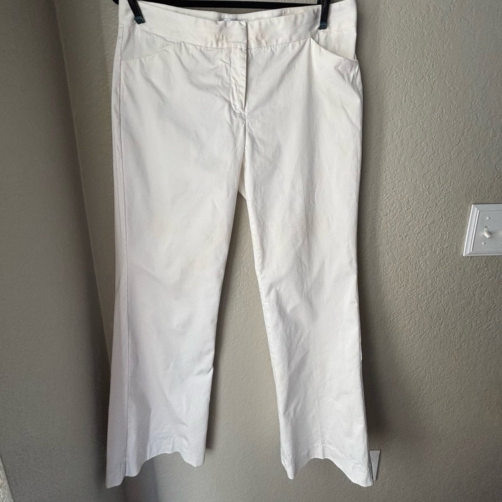 Express Design Studio "Editor" white dress/casual pants  size 10‎ - Picture 4 of 10